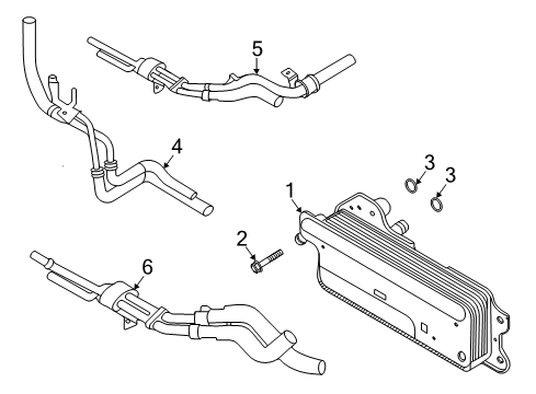 2020 Lincoln Aviator Oil Cooler Diagram 2