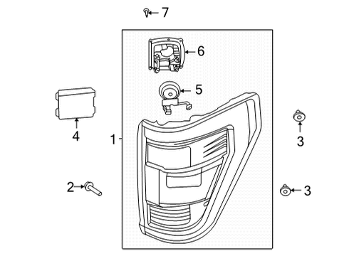 2023 Ford F-150 Lane Departure Warning Diagram 3