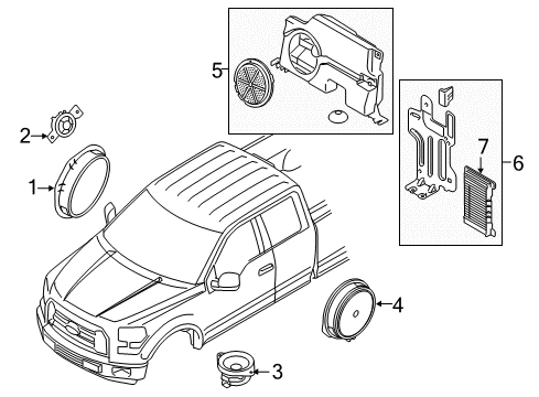 2022 Ford F-250 Super Duty Sound System Diagram 6