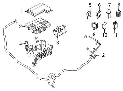 2020 Ford F-150 Wiring Diagram for LU5Z-12A581-R