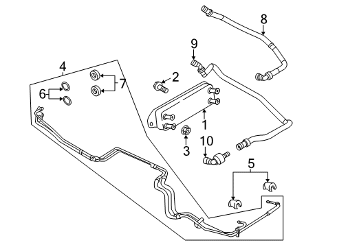 2022 Ford F-250 Super Duty Trans Oil Cooler Diagram 2