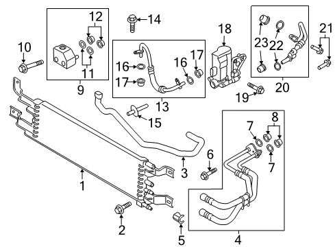 2013 Ford C-Max PUMP ASY - OIL Diagram for LX6Z-7P086-B