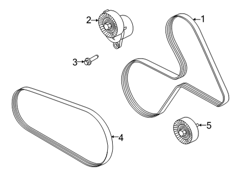 2023 Ford F-150 Belts & Pulleys Diagram 7