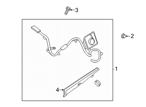 2023 Ford Escape Fender & Components Diagram 1