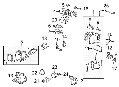 1992 Ford F-350 Accumulator Assembly - Air Conditioning Diagram for GC2Z-19C836-D