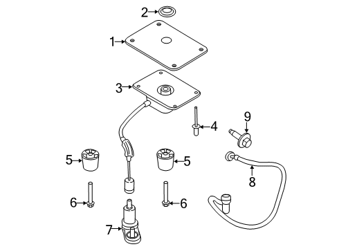 2022 Ford Transit Connect Spare Tire Carrier Diagram 2