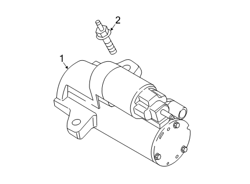 2020 Lincoln MKZ Starter Diagram 2