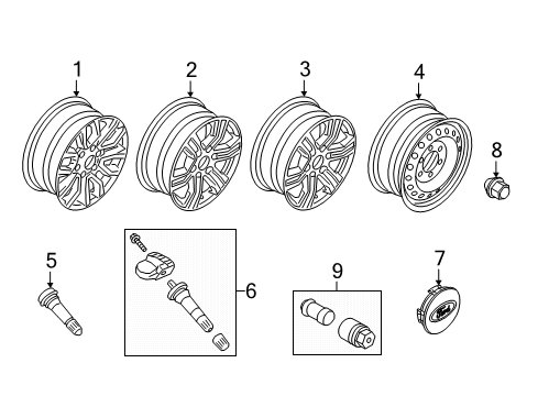 2020 Ford Ranger Wheels Diagram 2