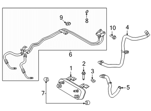 2021 Ford Bronco Oil Cooler Diagram 2