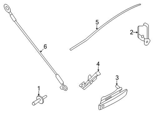 2023 Ford Maverick Tail Gate Diagram