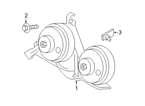 2020 Ford F-250 Super Duty Horn Diagram