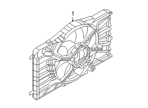 2021 Ford Mustang Mach-E Cooling Fan Diagram