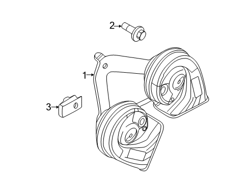 2019 Ford Police Interceptor Utility Horn Diagram