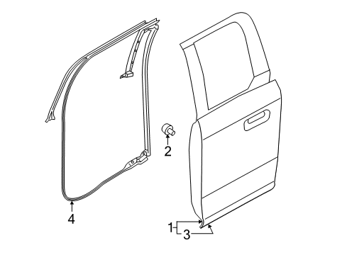 2020 Ford F-150 Rear Door Diagram 4