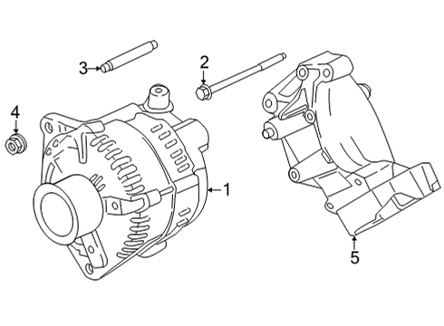 2021 Ford F-250 Super Duty Alternator Diagram 5