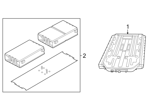 2023 Ford E-Transit Battery Diagram 1