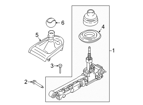 2022 Ford Mustang Gear Shift Control Diagram