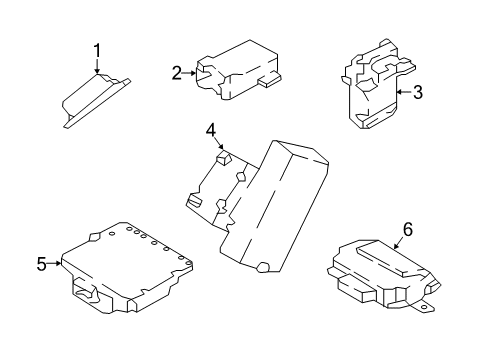 2023 Ford Expedition MODULE - TRAILER BRAKE Diagram for ML3Z-19H332-F