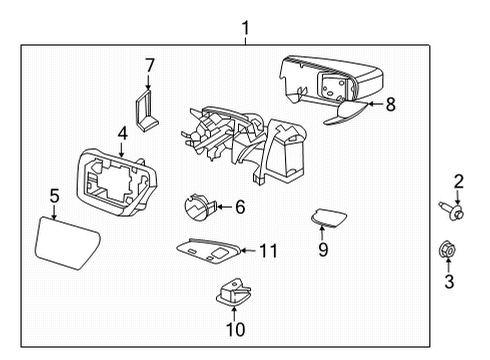 2022 Ford F-150 Mirrors Diagram 7