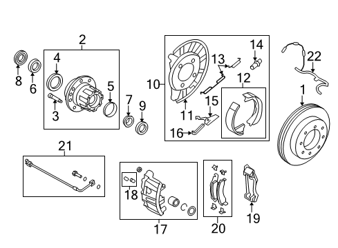 2010 Ford E-150 ROTOR ASY - BRAKE Diagram for NC2Z-2C026-A