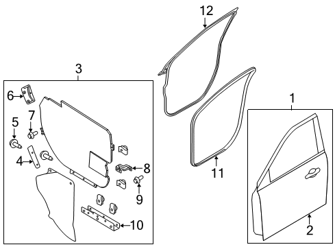 2019 Ford Police Interceptor Utility Front Door Diagram