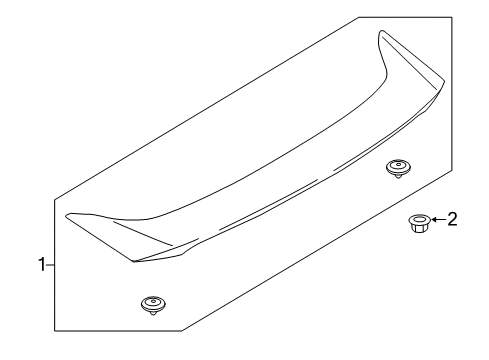 2020 Ford Fusion Rear Spoiler Diagram