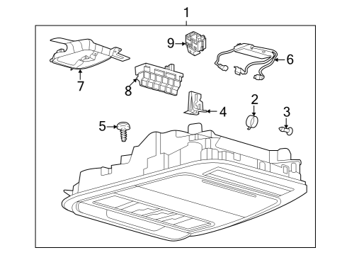 2023 Ford F-150 Lightning SWITCH ASY Diagram for M2DZ-13D730-HA