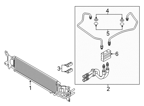 2020 Lincoln Continental Trans Oil Cooler Diagram 3