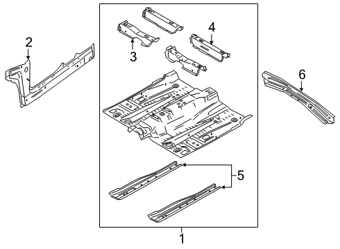 2023 Lincoln Nautilus Floor Diagram