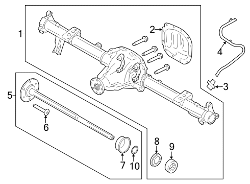 2023 Ford F-150 Rear Axle Diagram 3