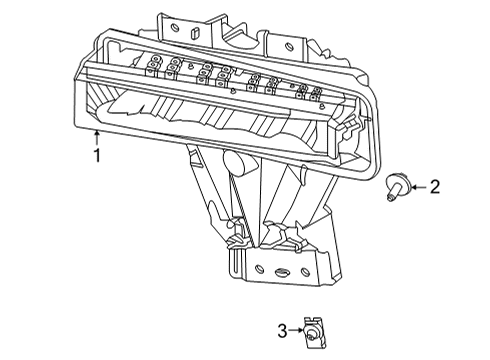 2021 Ford F-250 Super Duty Fog Lamps Diagram 2