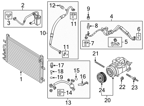 2019 Ford Police Interceptor Sedan Air Conditioner Diagram 2