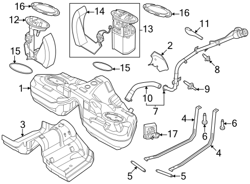 2024 Ford Mustang Fuel System Components Diagram 1