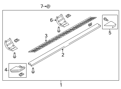 2020 Ford F-150 Running Board Diagram 12