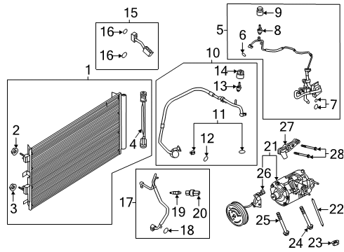 2021 Lincoln Corsair Air Conditioner Diagram 3