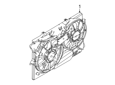 2020 Lincoln MKZ Cooling System, Radiator, Water Pump, Cooling Fan Diagram 3