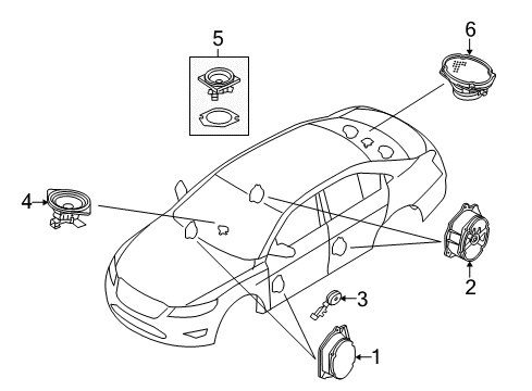 2019 Ford Police Interceptor Sedan Sound System Diagram 5