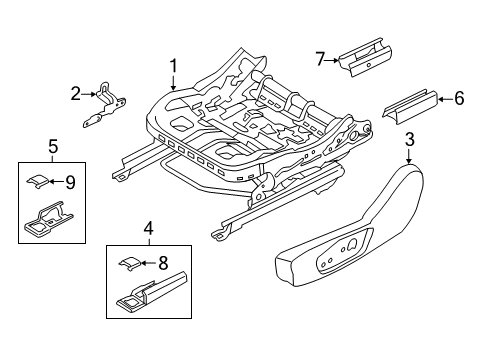 2020 Ford Fusion Tracks & Components Diagram 3