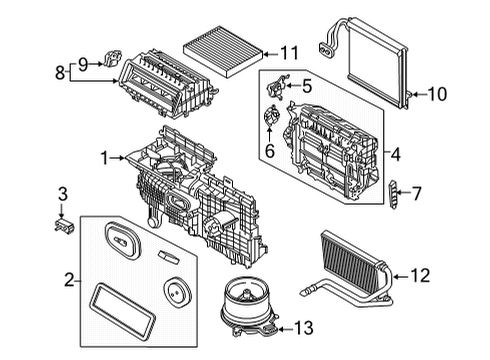 2023 Ford Bronco Sport Automatic Temperature Controls Diagram 2