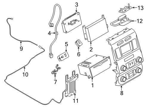 2020 Ford F-150 Sound System Diagram 1