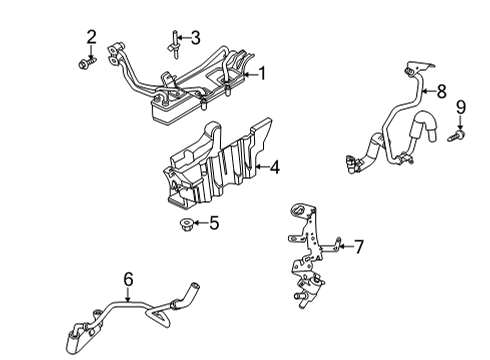 2022 Ford F-250 Super Duty Trans Oil Cooler Diagram 4