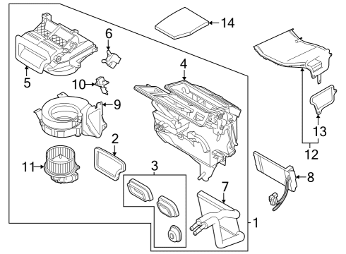 2022 Ford E-Transit TUBE ASY Diagram for NK4Z-19A834-A