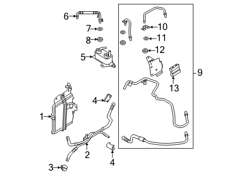 2020 Lincoln MKZ Trans Oil Cooler Diagram 3