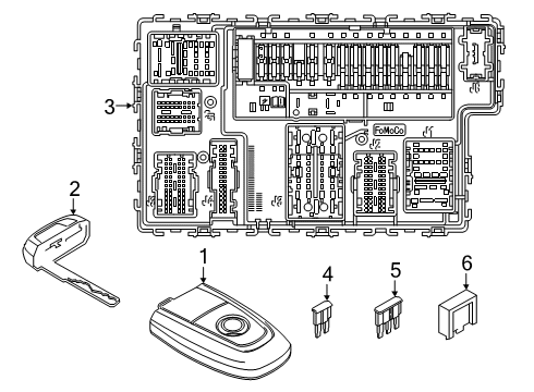 2021 Ford Ranger Controls - Instruments & Gauges Diagram