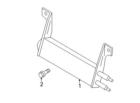 2022 Ford F-350 Super Duty Power Steering Oil Cooler Diagram 2