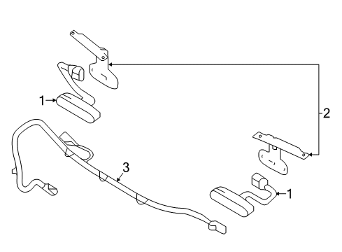 2019 Ford Police Interceptor Sedan Front Lamps - Flasher Lamps Diagram 1