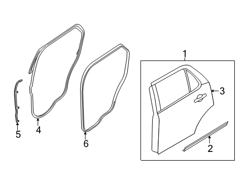 2019 Ford Police Interceptor Utility Rear Door Diagram