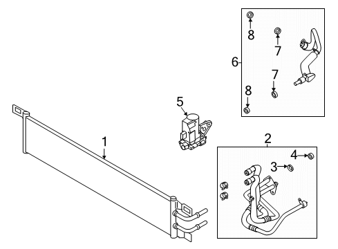 2021 Ford Escape Trans Oil Cooler Diagram 3