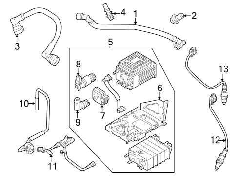 2024 Ford F-250 Super Duty Emission Components Diagram 4