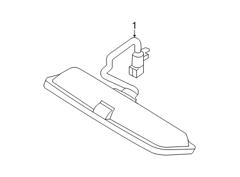 2019 Ford Police Interceptor Utility High Mount Lamps Diagram